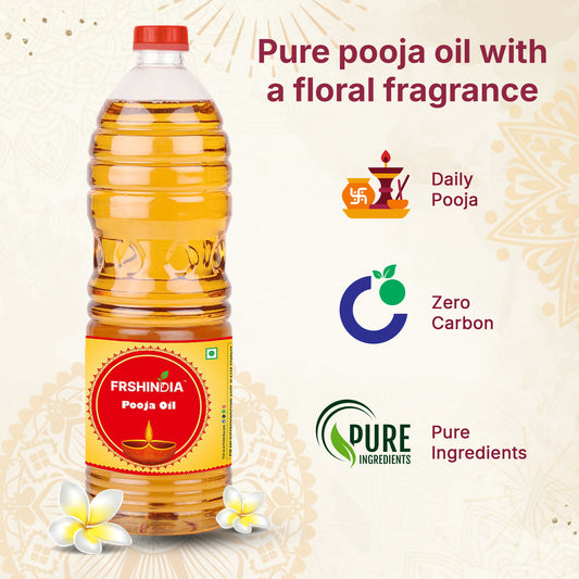 FRSHINDIA Divine Glow Pooja Oil (1 Ltr.)