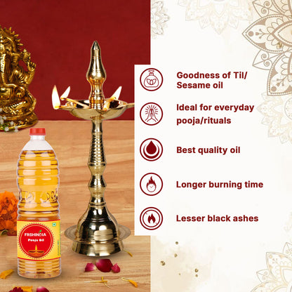 FRSHINDIA Divine Glow Pooja Oil (1 Ltr.)