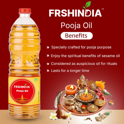 FRSHINDIA Divine Glow Pooja Oil (1 Ltr.)