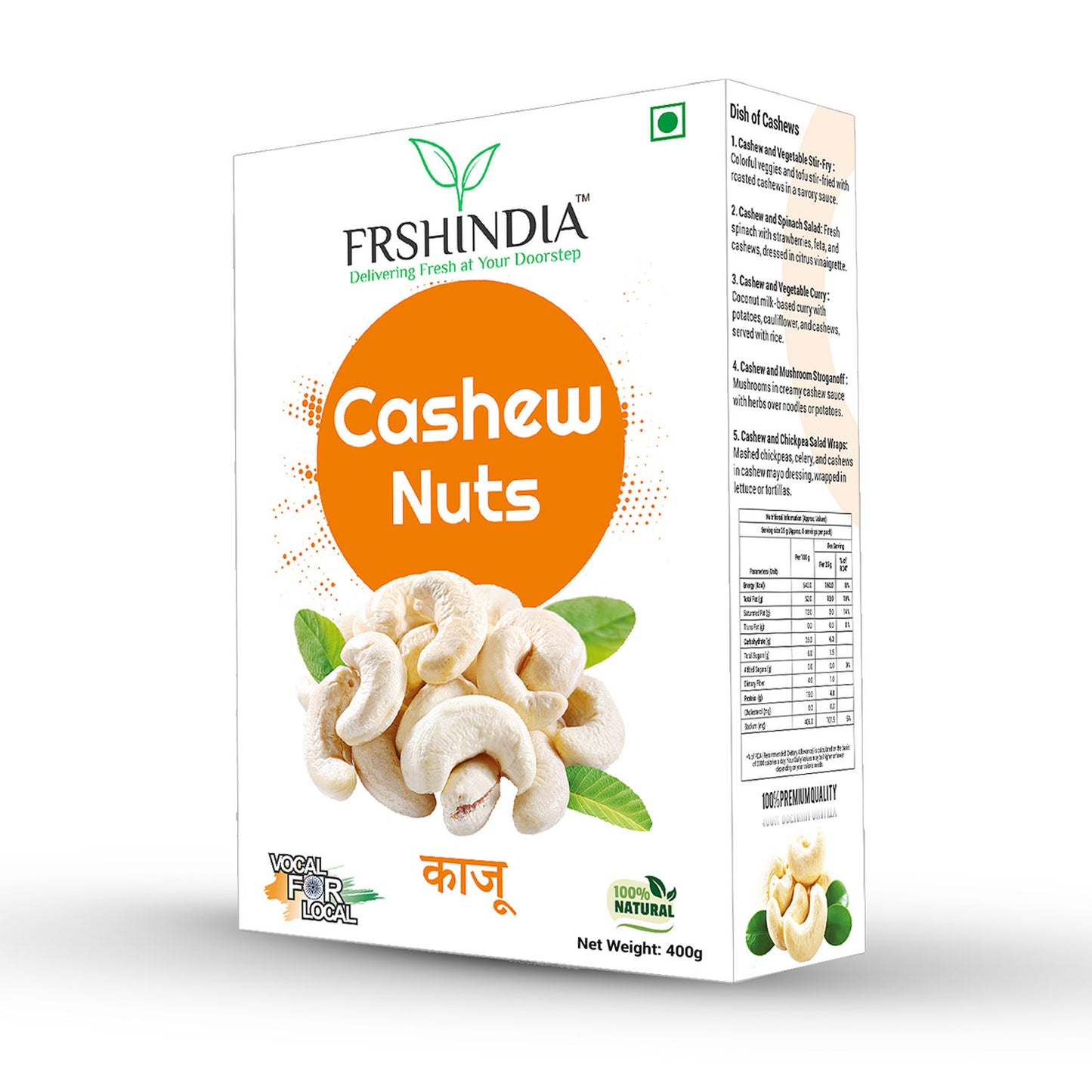 Premium Cashews 400 gm