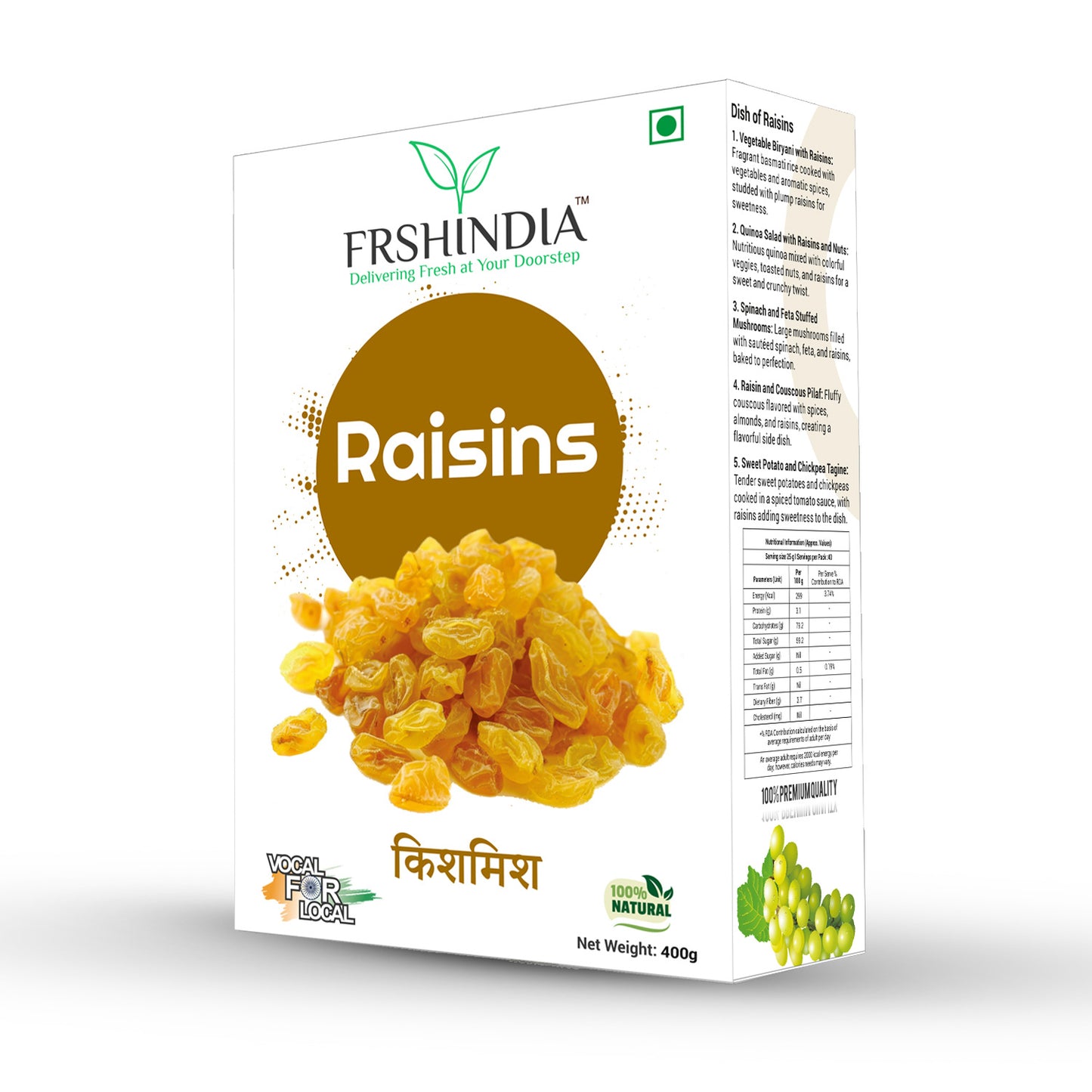 Premium Raisins 400 gm