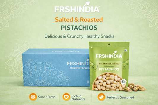 FRSHINDIA Salted & Roasted Pistachios MRP 20 (pack of 10)