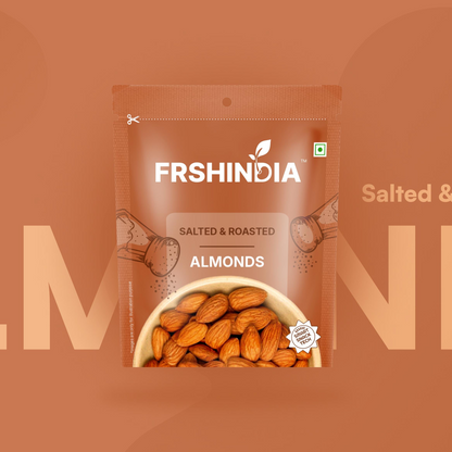 FRSHINDIA Salted & Roasted Almonds MRP 20 (pack of 10)