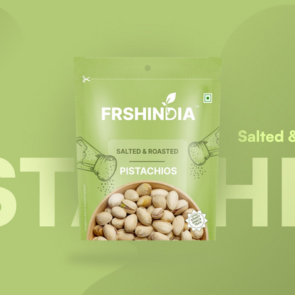 FRSHINDIA Salted & Roasted Pistachios MRP 20 (pack of 10)