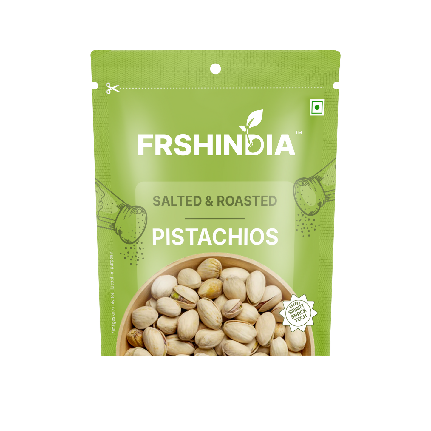 [GST CUT] FRSHINDIA Salted & Roasted Pistachios MRP 20 (pack of 25)