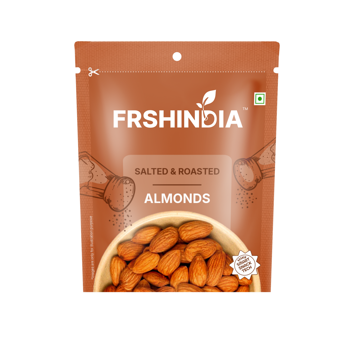 FRSHINDIA Salted & Roasted Almonds MRP 20 (pack of 25)